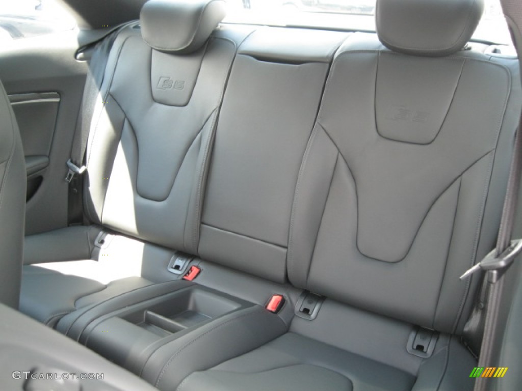 Black Interior 2012 Audi S5 4.2 FSI quattro Coupe Photo #55521386
