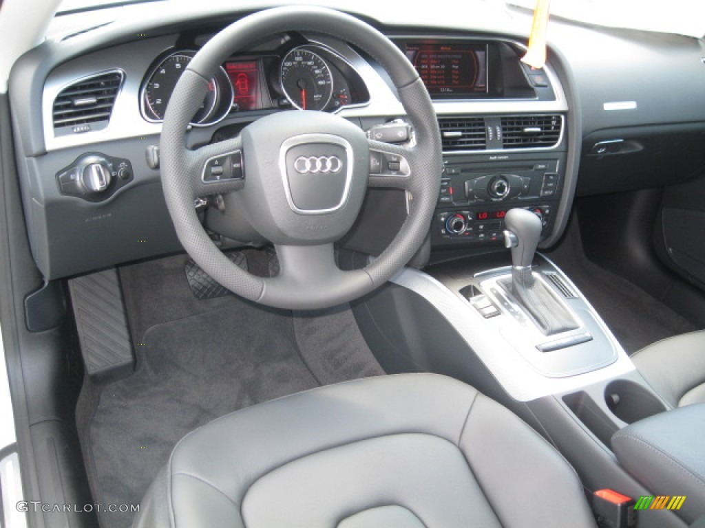 2012 Audi A5 2.0T quattro Coupe Black Dashboard Photo #55521452