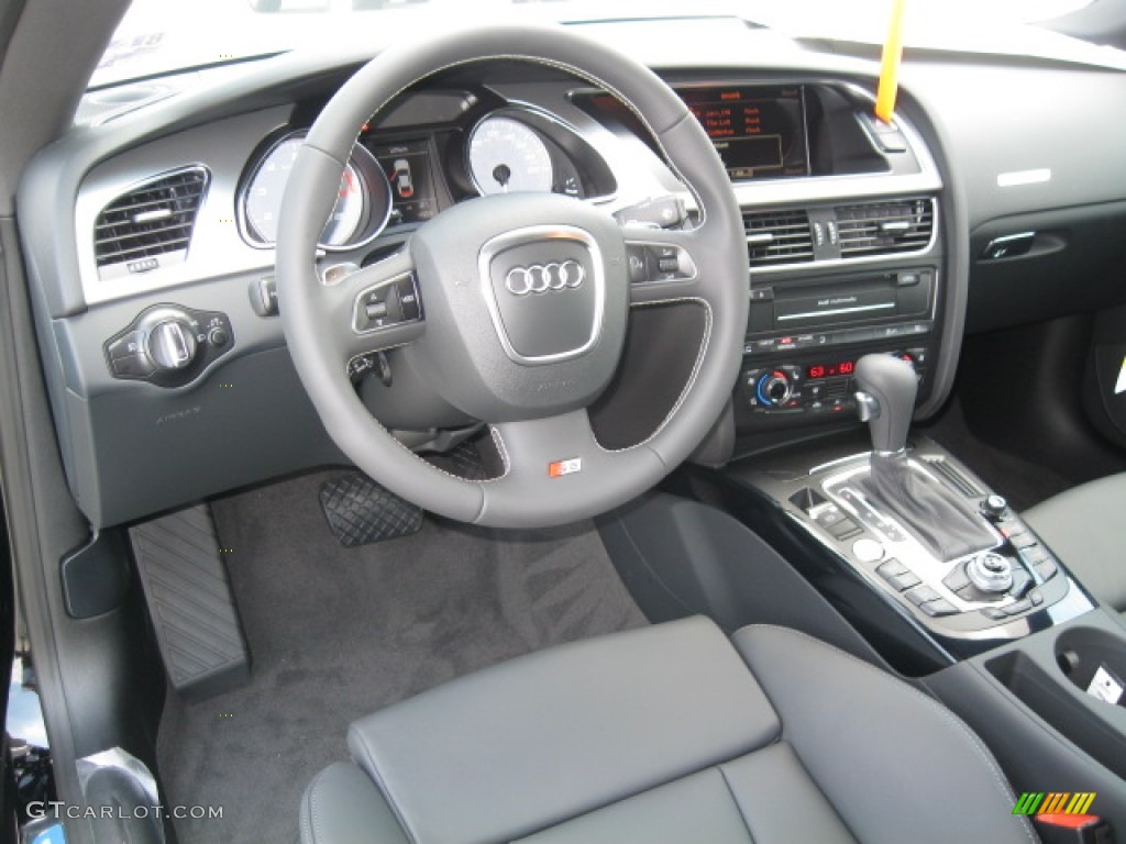 2012 Audi S5 4.2 FSI quattro Coupe Black Dashboard Photo #55521548