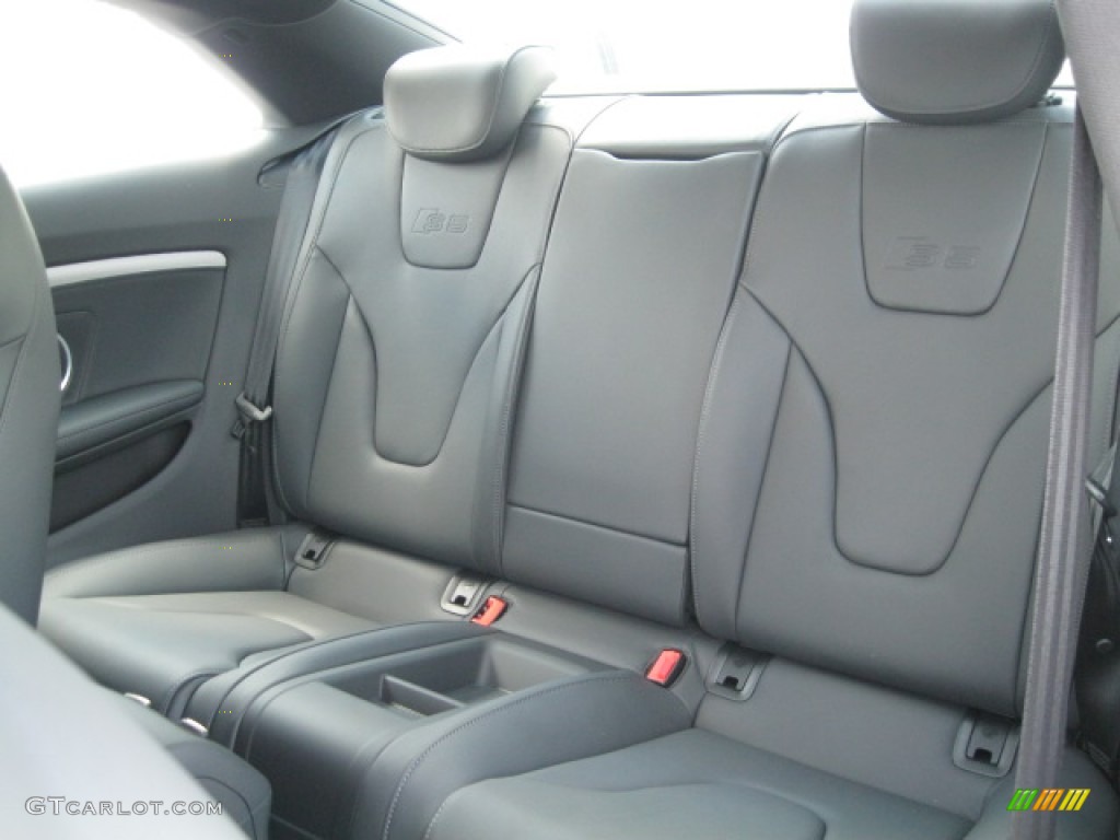Black Interior 2012 Audi S5 4.2 FSI quattro Coupe Photo #55521557