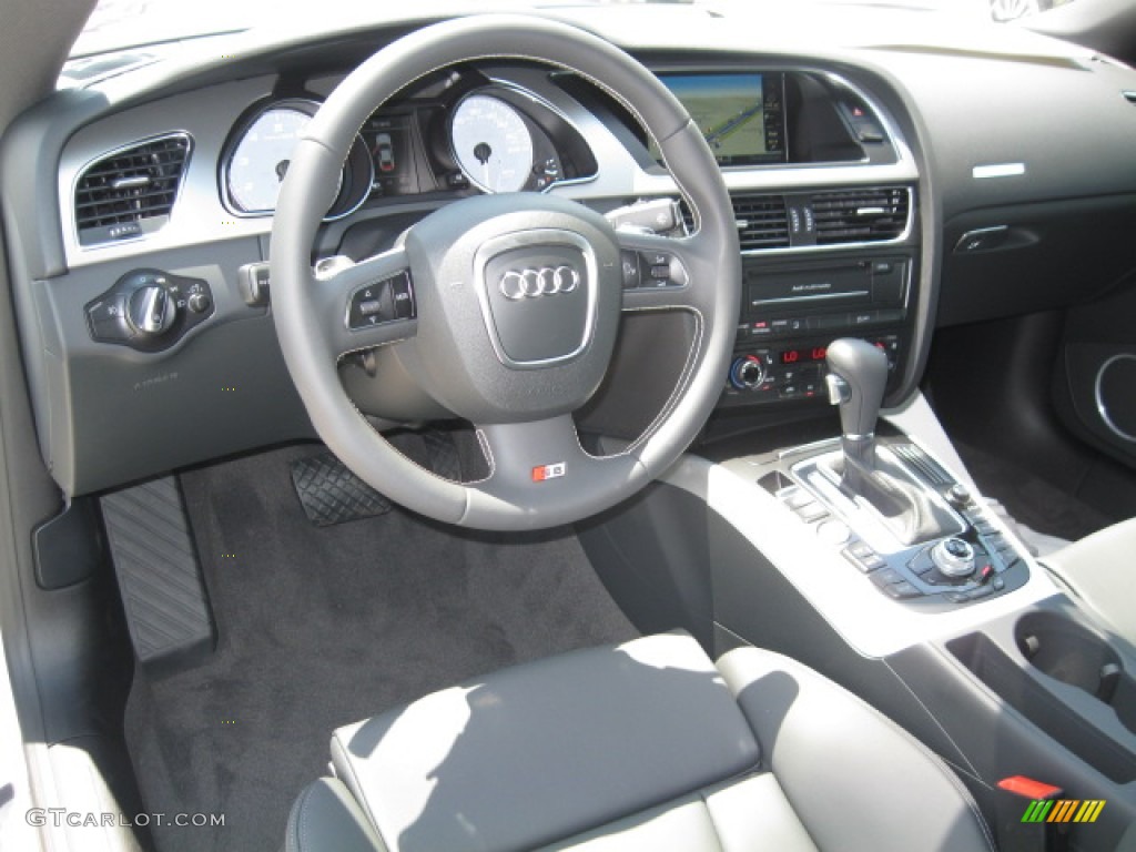 2012 Audi S5 4.2 FSI quattro Coupe Black Dashboard Photo #55521635