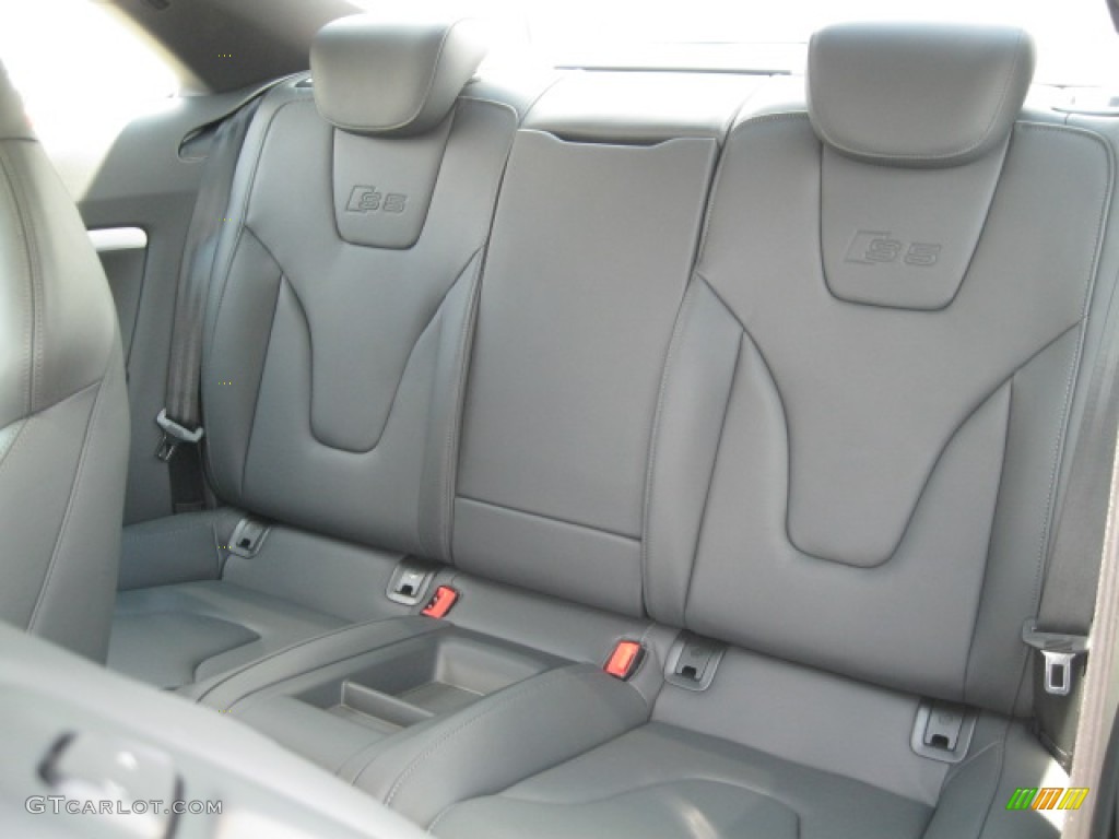 Black Interior 2012 Audi S5 4.2 FSI quattro Coupe Photo #55521641
