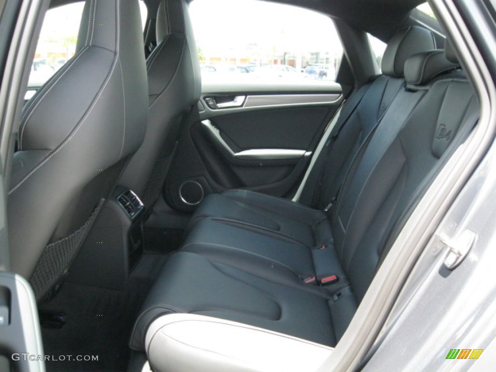 Black/Black Interior 2012 Audi S4 3.0T quattro Sedan Photo #55521722