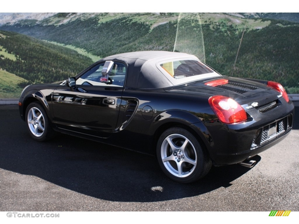 2003 MR2 Spyder Roadster - Black / Black photo #2