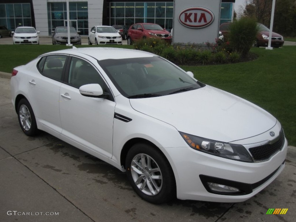 Snow White Pearl 2012 Kia Optima LX Exterior Photo #55524306