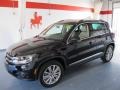 2012 Deep Black Metallic Volkswagen Tiguan SE  photo #1