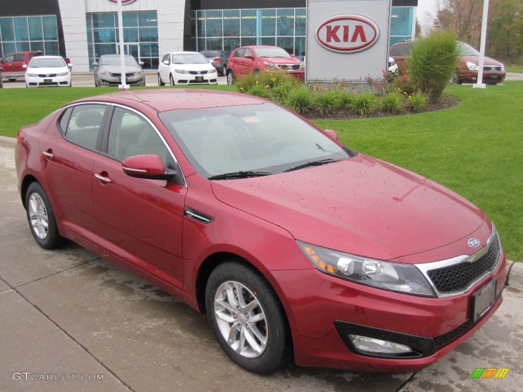 Spicy Red 2012 Kia Optima LX Exterior Photo #55525013