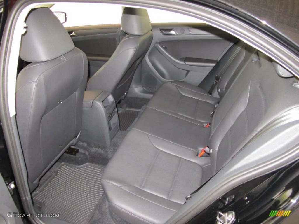 Titan Black Interior 2012 Volkswagen Jetta SE Sedan Photo #55526060