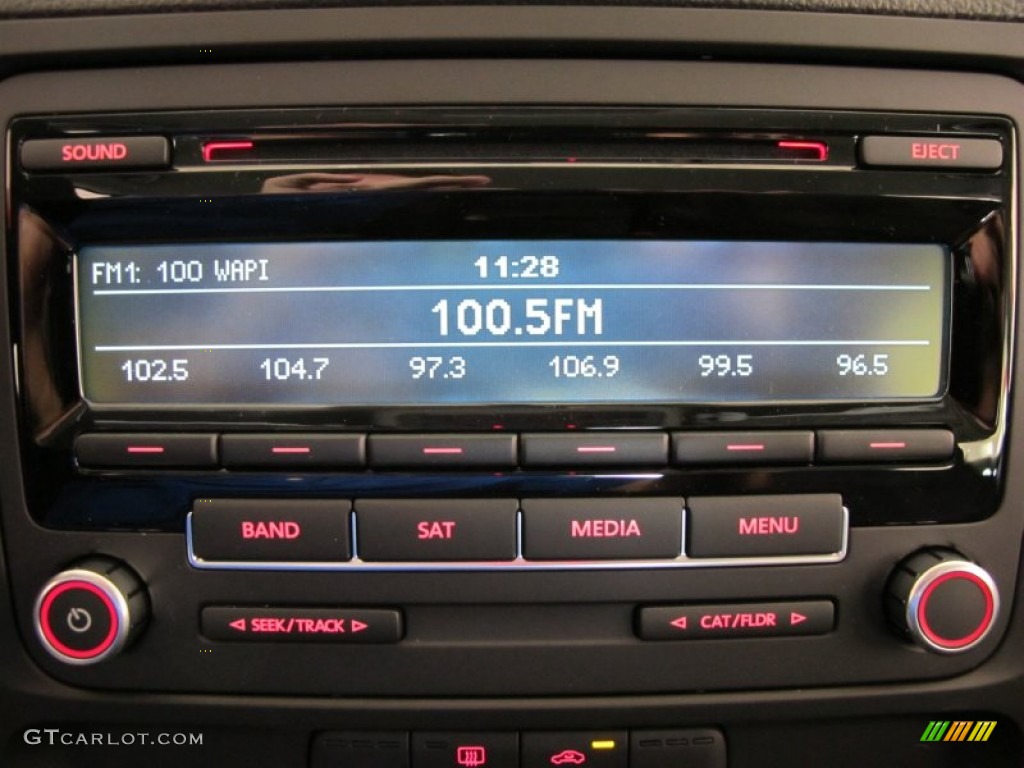 2012 Volkswagen Jetta SE Sedan Audio System Photo #55526099