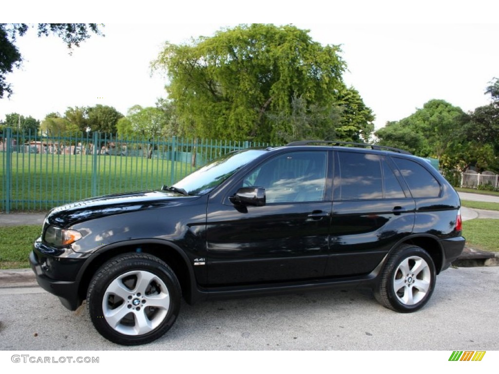 2006 X5 4.4i - Jet Black / Black photo #2