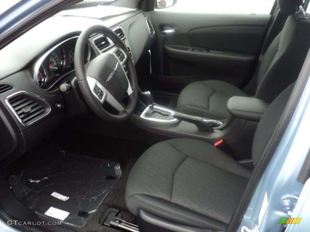 Black Interior 2012 Chrysler 200 Touring Sedan Photo #55527410