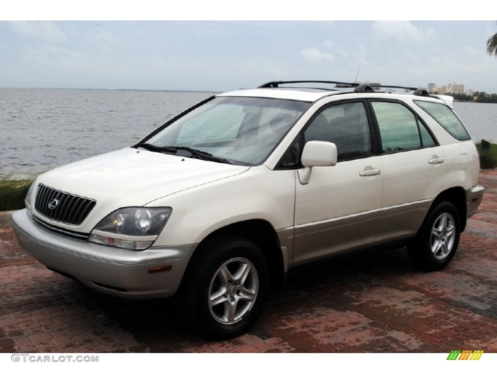 2000 RX 300 AWD - Pearl White / Ivory photo #1