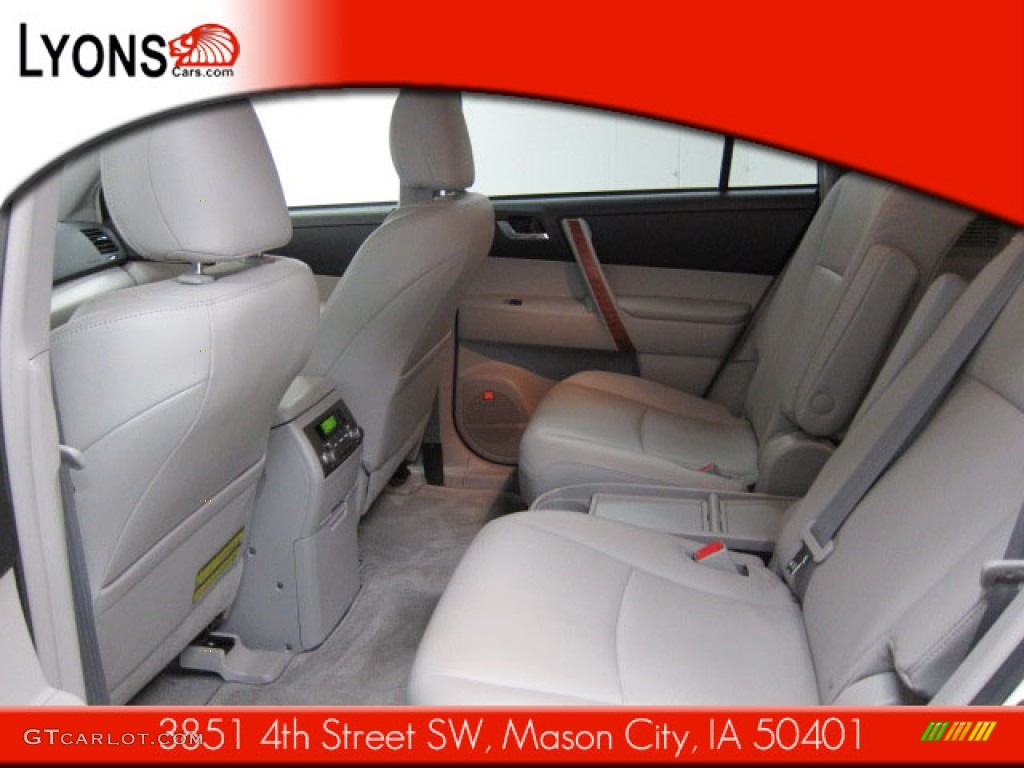 2009 Highlander Limited 4WD - Blizzard White Pearl / Ash photo #5