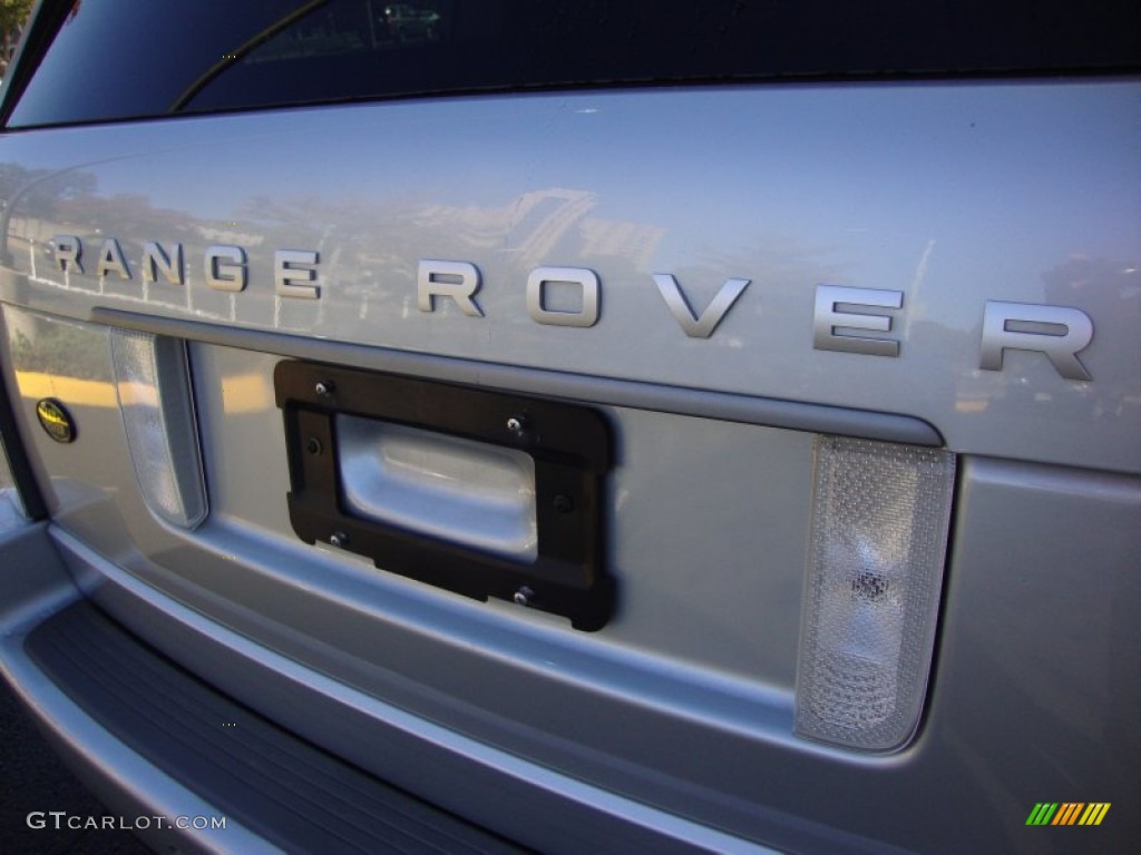 2009 Range Rover HSE - Zermatt Silver Metallic / Jet Black/Jet Black photo #9