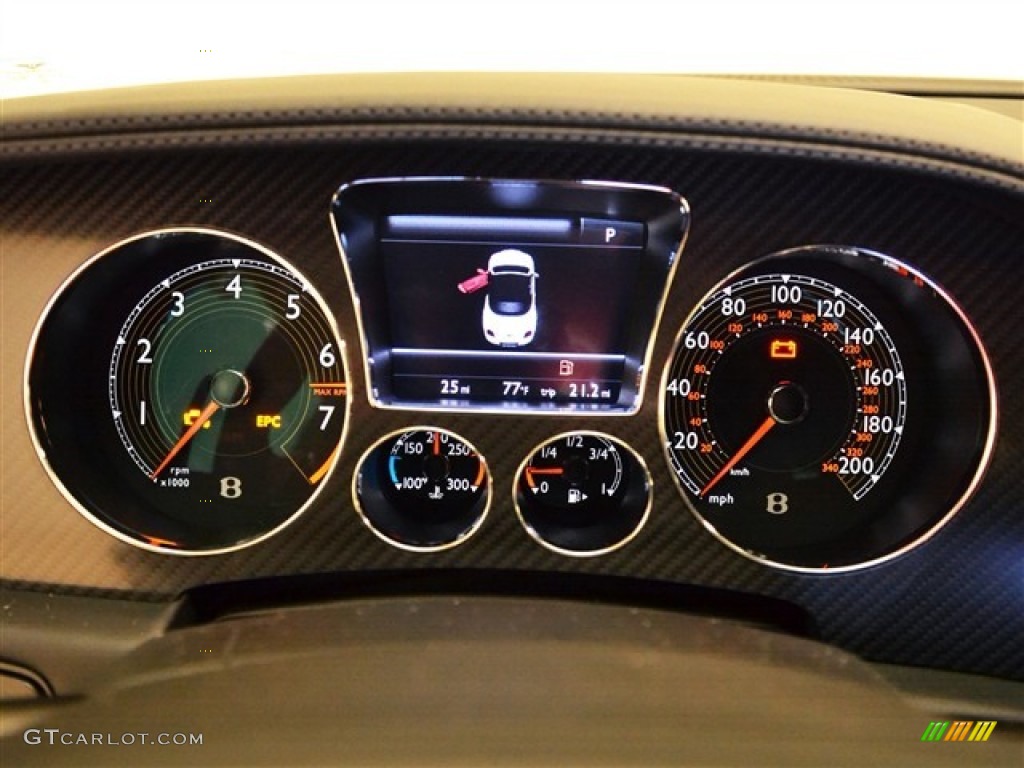 2012 Bentley Continental GTC Supersports Gauges Photo #55532042