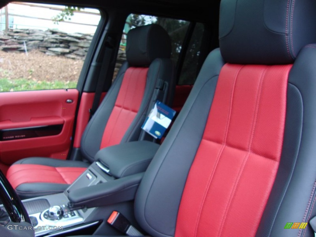 Duo-Tone Jet/Pimento Interior 2012 Land Rover Range Rover Autobiography Photo #55532096