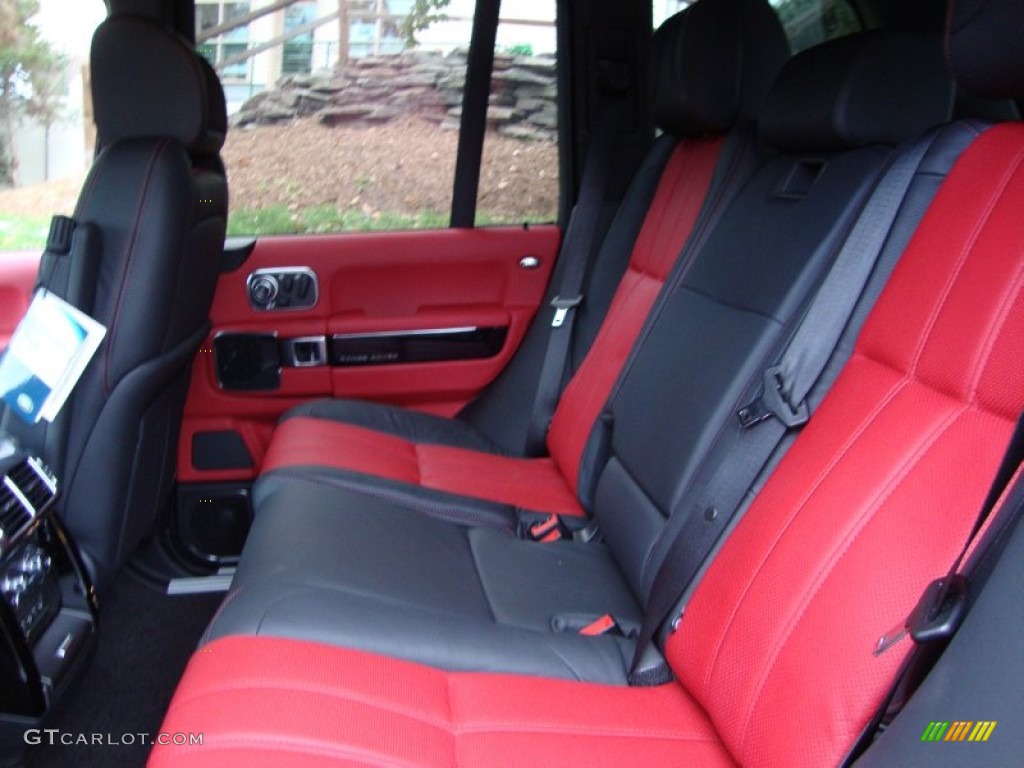Duo-Tone Jet/Pimento Interior 2012 Land Rover Range Rover Autobiography Photo #55532159