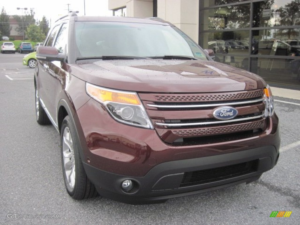 2012 Explorer Limited 4WD - Cinnamon Metallic / Medium Light Stone photo #2