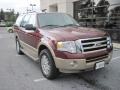 2012 Autumn Red Metallic Ford Expedition XLT 4x4  photo #2