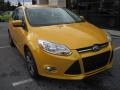 2012 Yellow Blaze Tricoat Metallic Ford Focus SE Sport 5-Door  photo #2