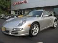 Arctic Silver Metallic 2006 Porsche 911 Carrera Coupe Exterior