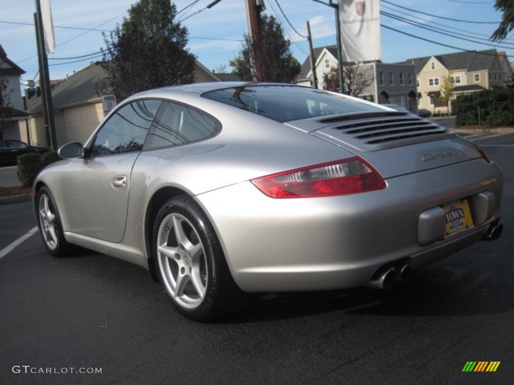 Arctic Silver Metallic 2006 Porsche 911 Carrera Coupe Exterior Photo #55532591