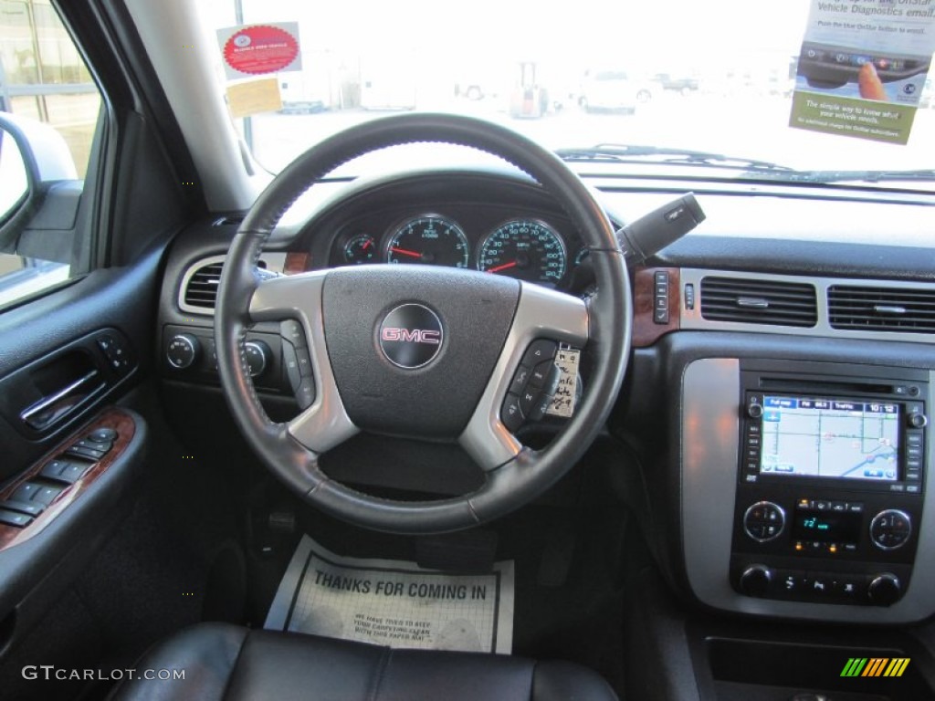 2009 GMC Yukon XL SLT 4x4 Ebony Dashboard Photo #55532930