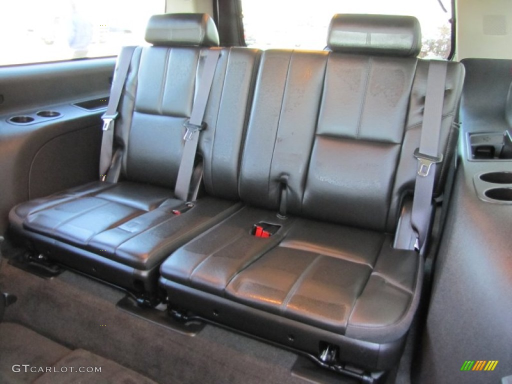 Ebony Interior 2009 GMC Yukon XL SLT 4x4 Photo #55533074