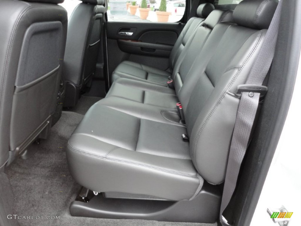 Ebony Interior 2012 Chevrolet Avalanche LTZ 4x4 Photo #55533179