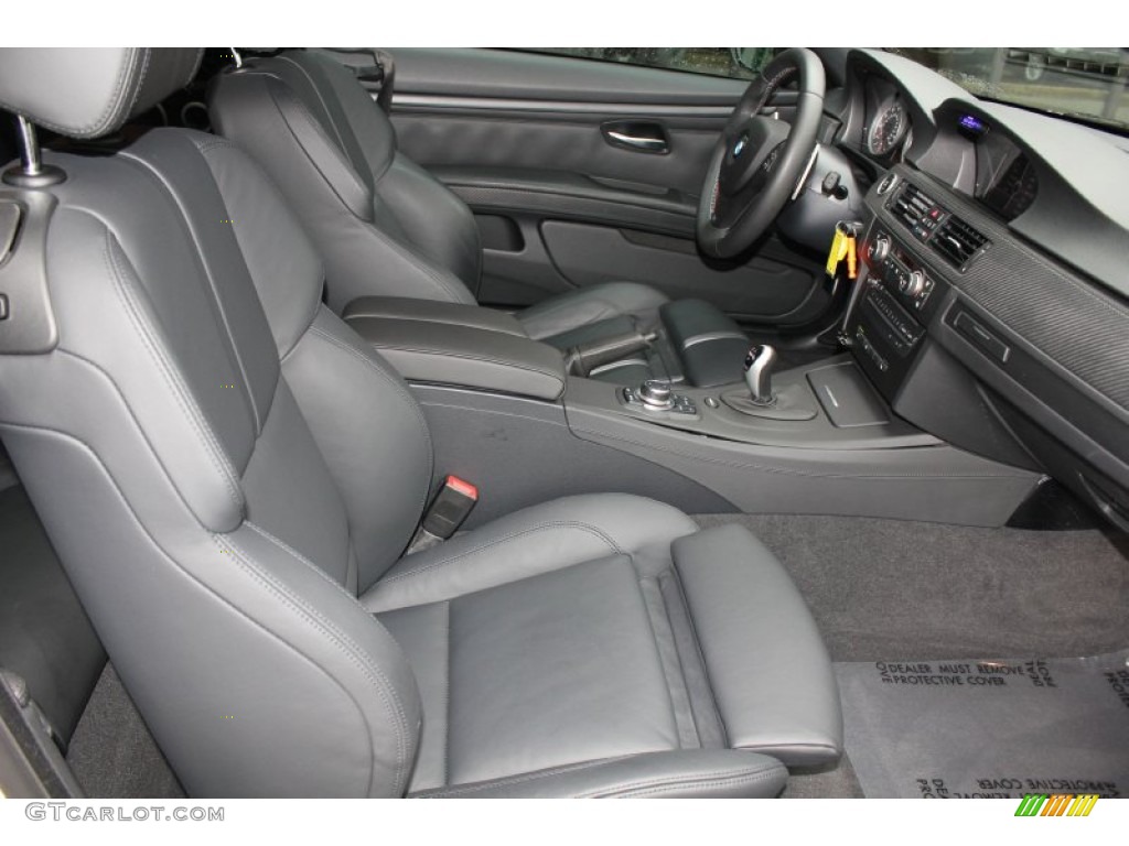Black Novillo Leather Interior 2009 BMW M3 Coupe Photo #55533290