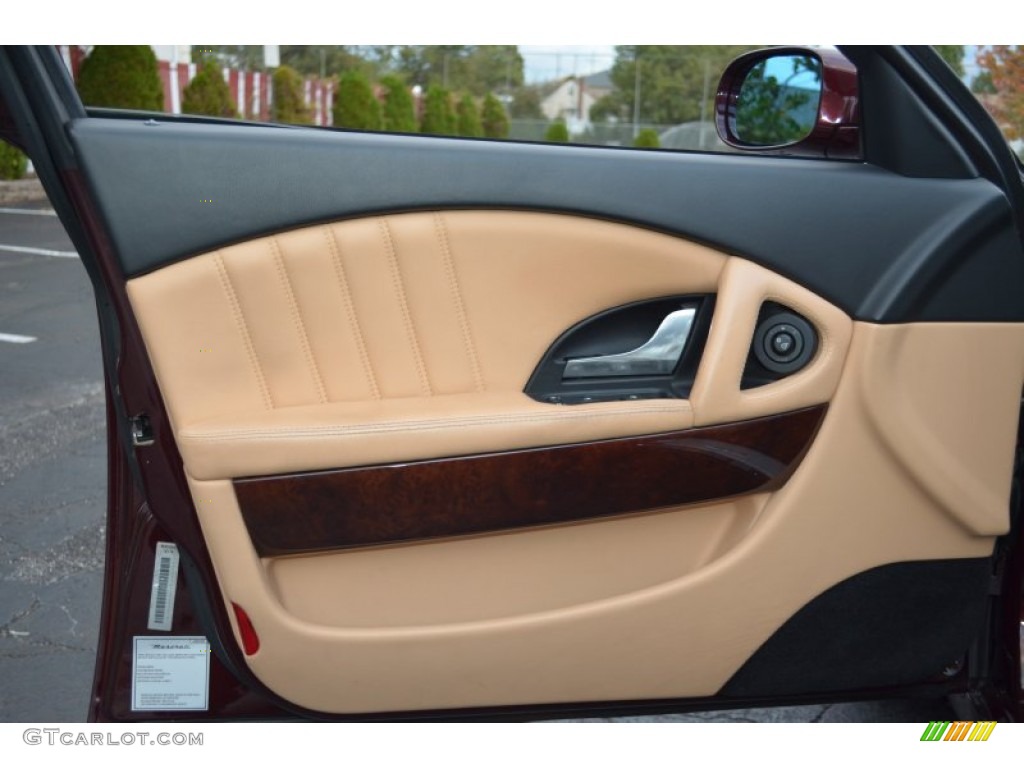 2006 Maserati Quattroporte Executive GT Beige Door Panel Photo #55533683