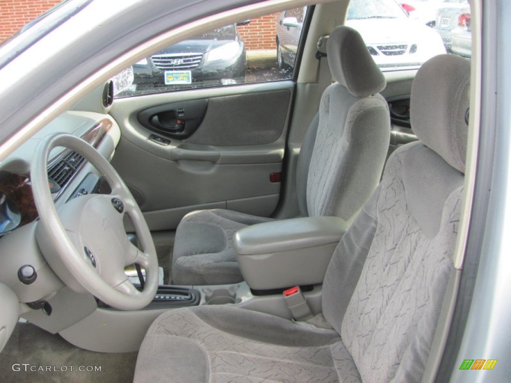 2002 Malibu LS Sedan - Galaxy Silver Metallic / Gray photo #9