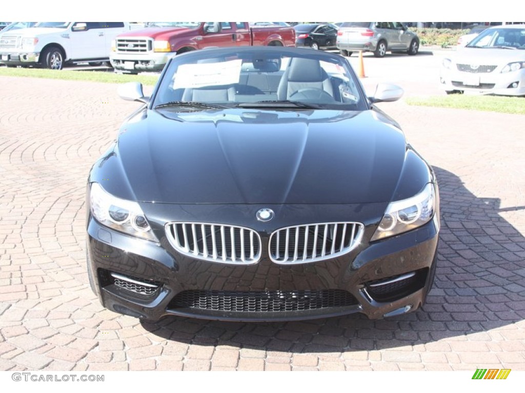 2012 Z4 sDrive35is - Black Sapphire Metallic / Black photo #2