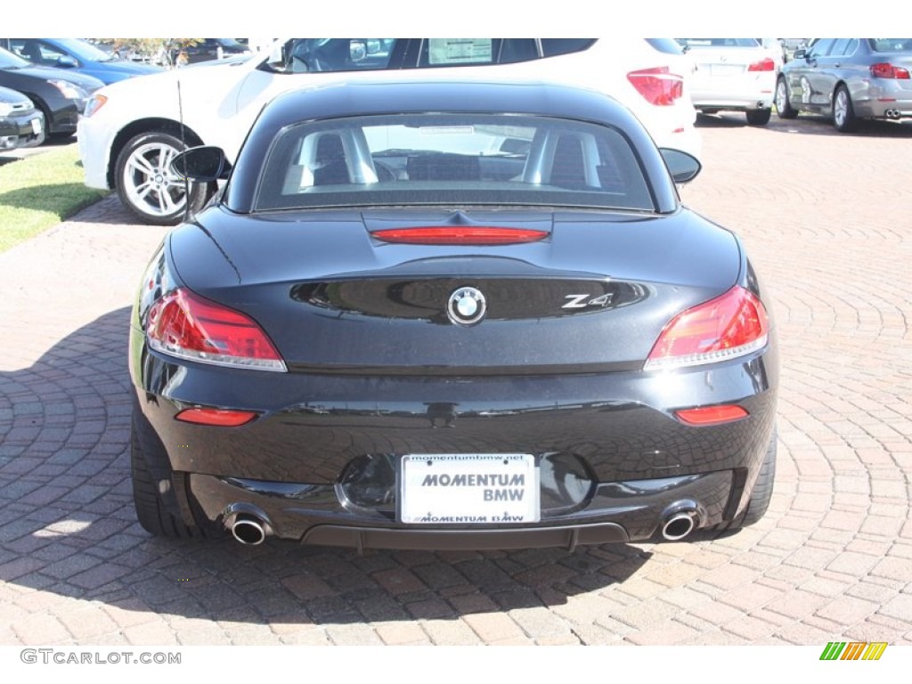 2012 Z4 sDrive35is - Black Sapphire Metallic / Black photo #8