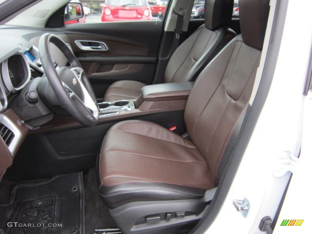 Jet Black/Brownstone Interior 2010 Chevrolet Equinox LT AWD Photo #55538046