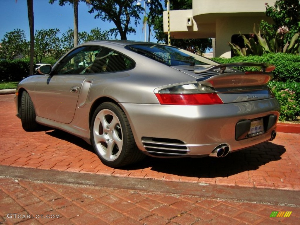 2003 911 Turbo Coupe - Meridian Metallic / Black photo #2