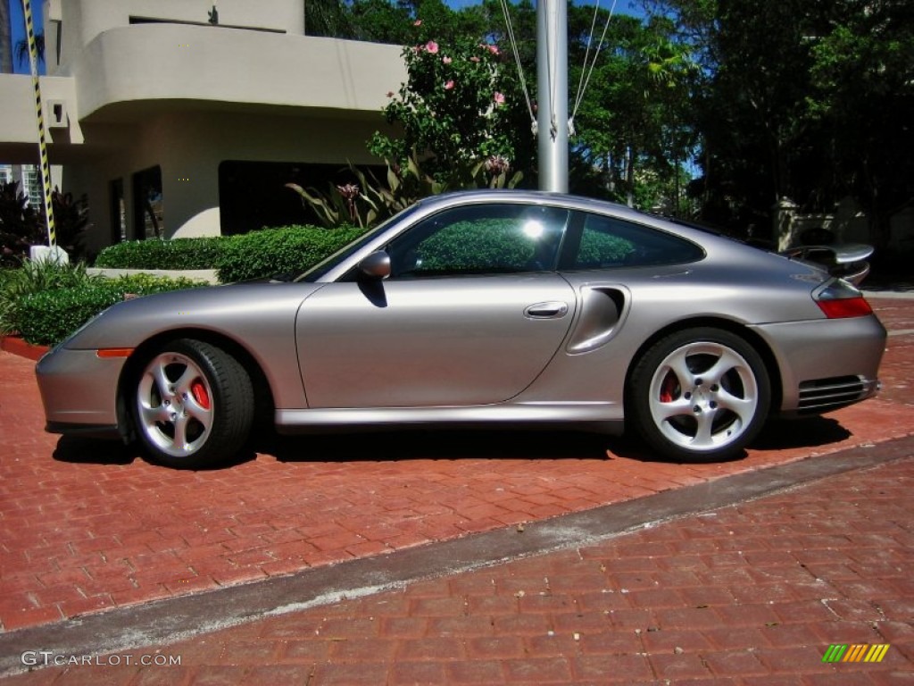 Meridian Metallic 2003 Porsche 911 Turbo Coupe Exterior Photo #55538241