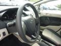 Light Stone/Charcoal Black Steering Wheel Photo for 2012 Ford Fiesta #55538524