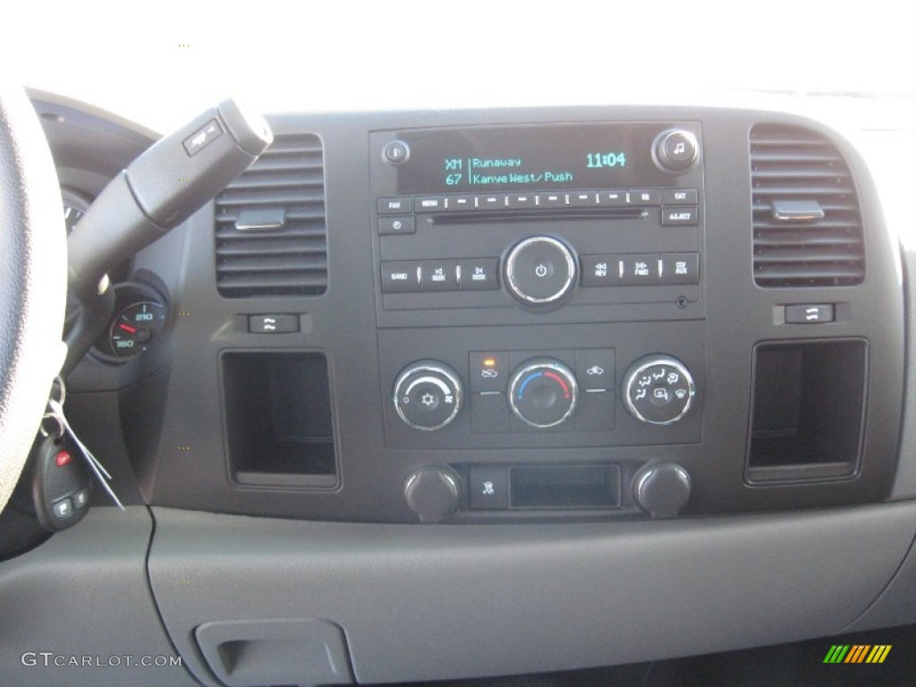 2011 Silverado 1500 LS Extended Cab - Summit White / Dark Titanium photo #8