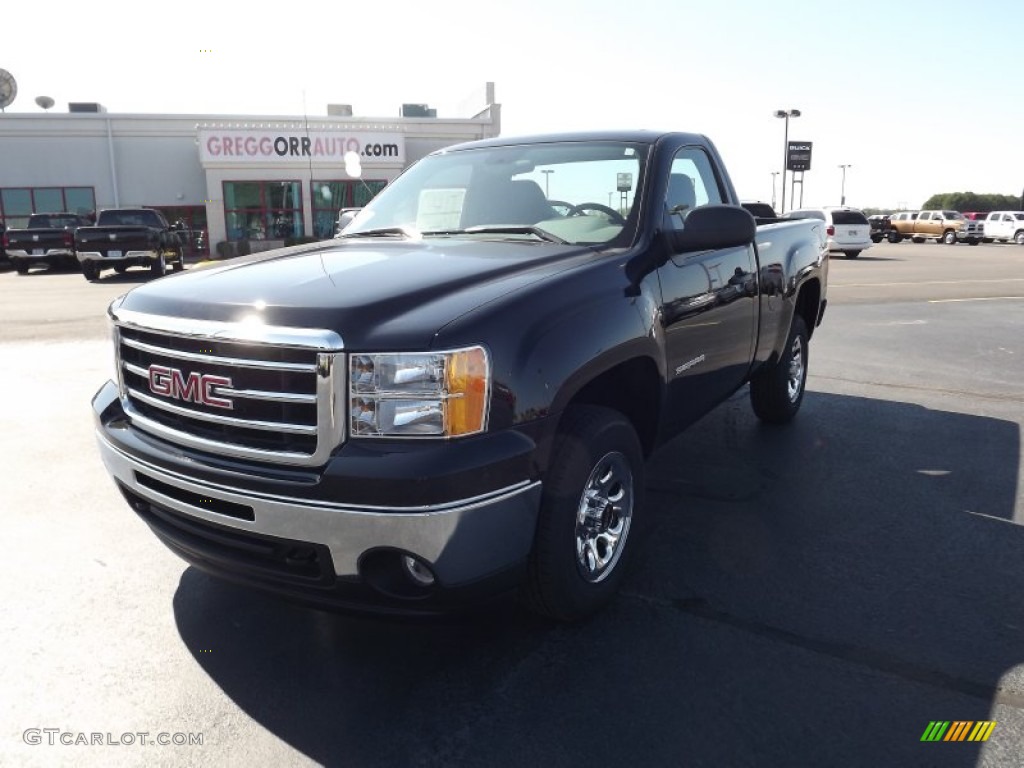 2012 Sierra 1500 Regular Cab - Onyx Black / Dark Titanium photo #1