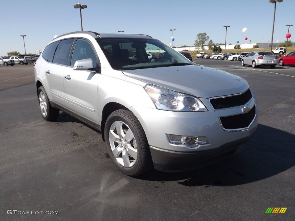 Silver Ice Metallic 2012 Chevrolet Traverse LT Exterior Photo #55539192