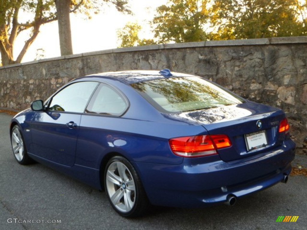 2010 3 Series 335i Coupe - Montego Blue Metallic / Cream Beige photo #15