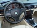 Cream Beige Steering Wheel Photo for 2010 BMW 3 Series #55539700