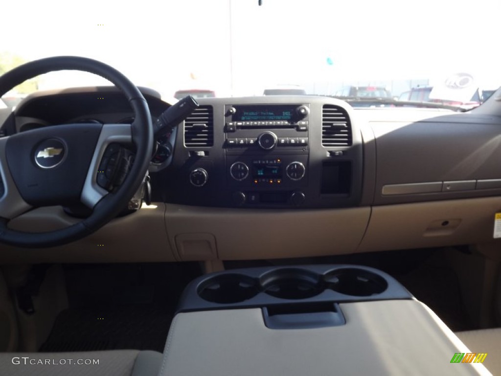 2012 Silverado 1500 LT Crew Cab 4x4 - Summit White / Light Cashmere/Dark Cashmere photo #10