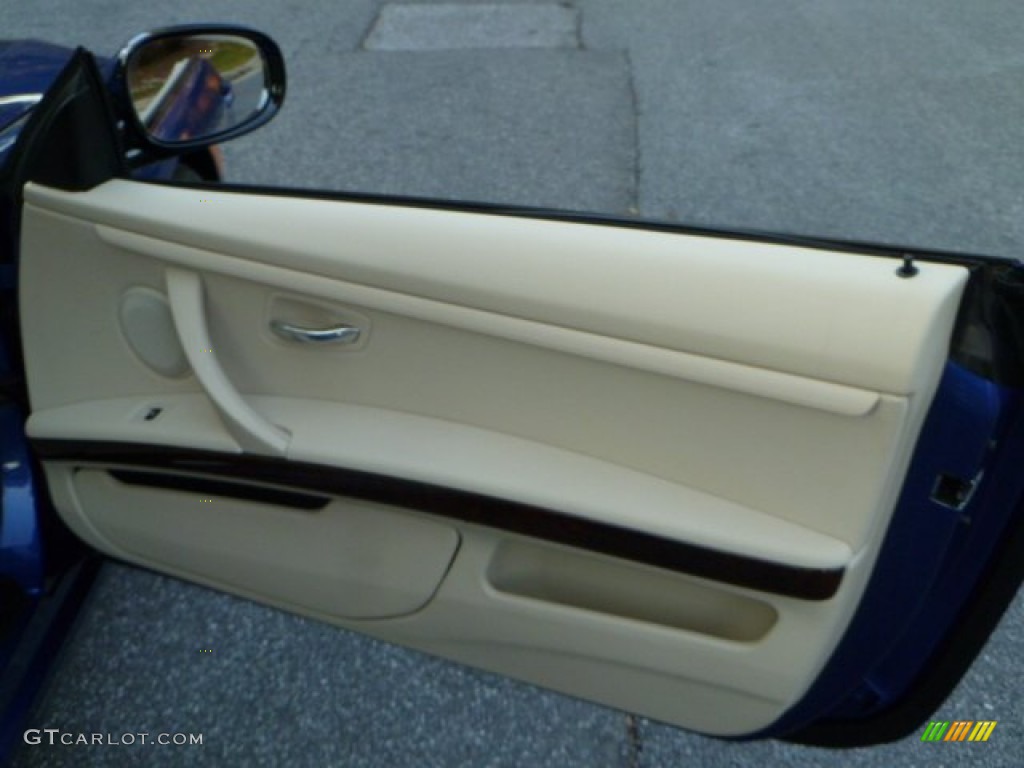 2010 3 Series 335i Coupe - Montego Blue Metallic / Cream Beige photo #21