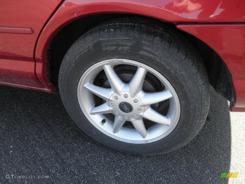 1998 Contour LX - Cabernet Red Metallic / Medium Graphite photo #15