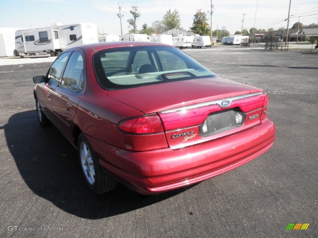 1998 Contour LX - Cabernet Red Metallic / Medium Graphite photo #16