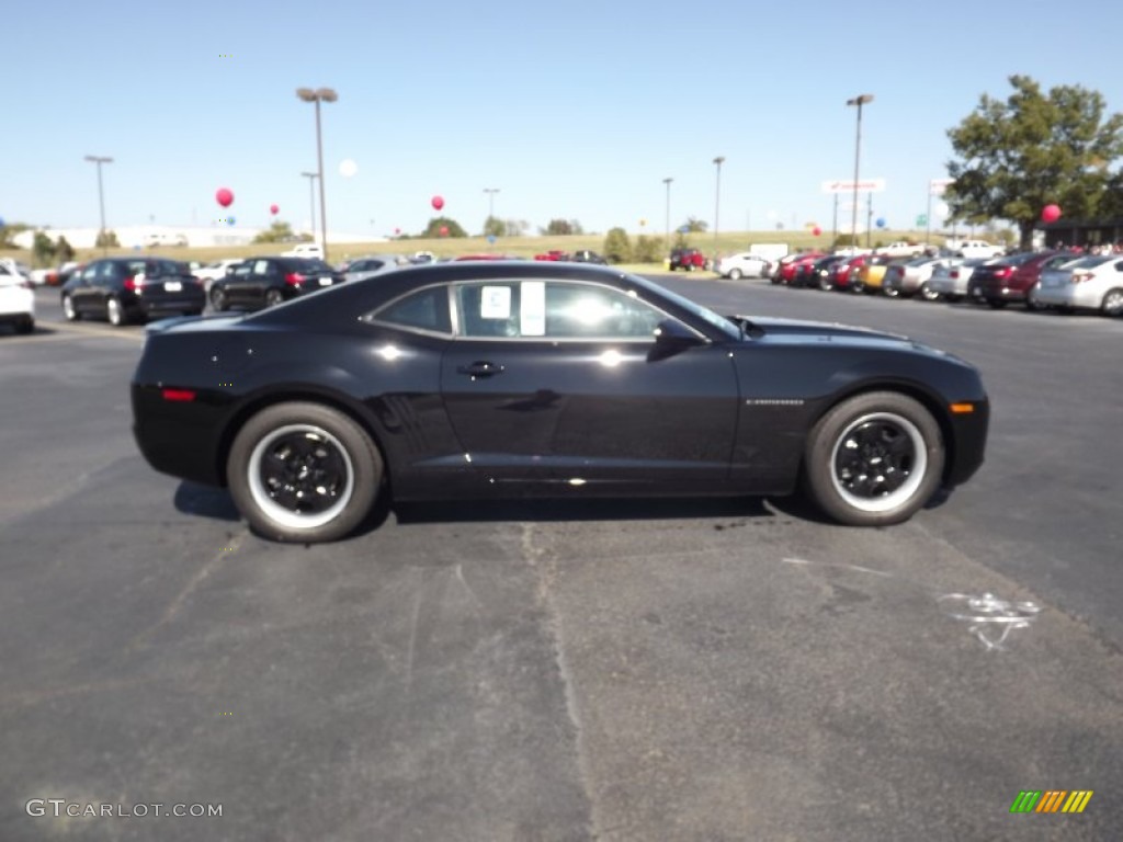 2012 Camaro LS Coupe - Black / Black photo #4