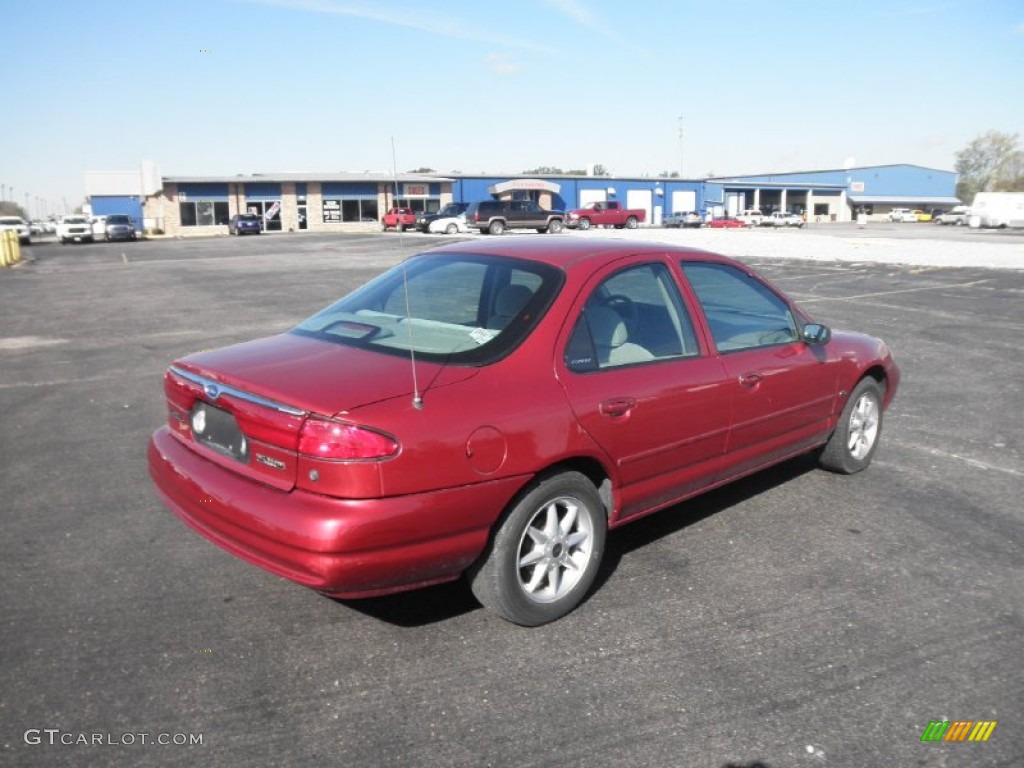 1998 Contour LX - Cabernet Red Metallic / Medium Graphite photo #21