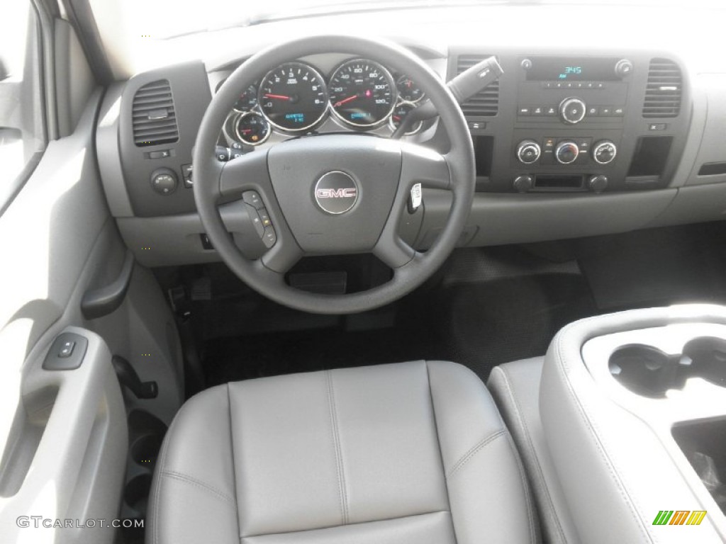 2012 GMC Sierra 3500HD Crew Cab Chassis Dark Titanium Dashboard Photo #55540659